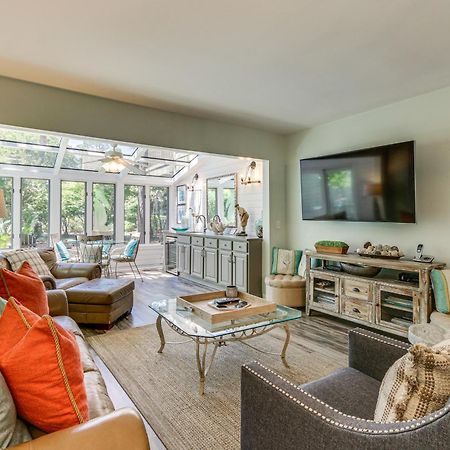 Modern Hilton Head Retreat Walk To Beach And Golf! Hilton Head Island Buitenkant foto