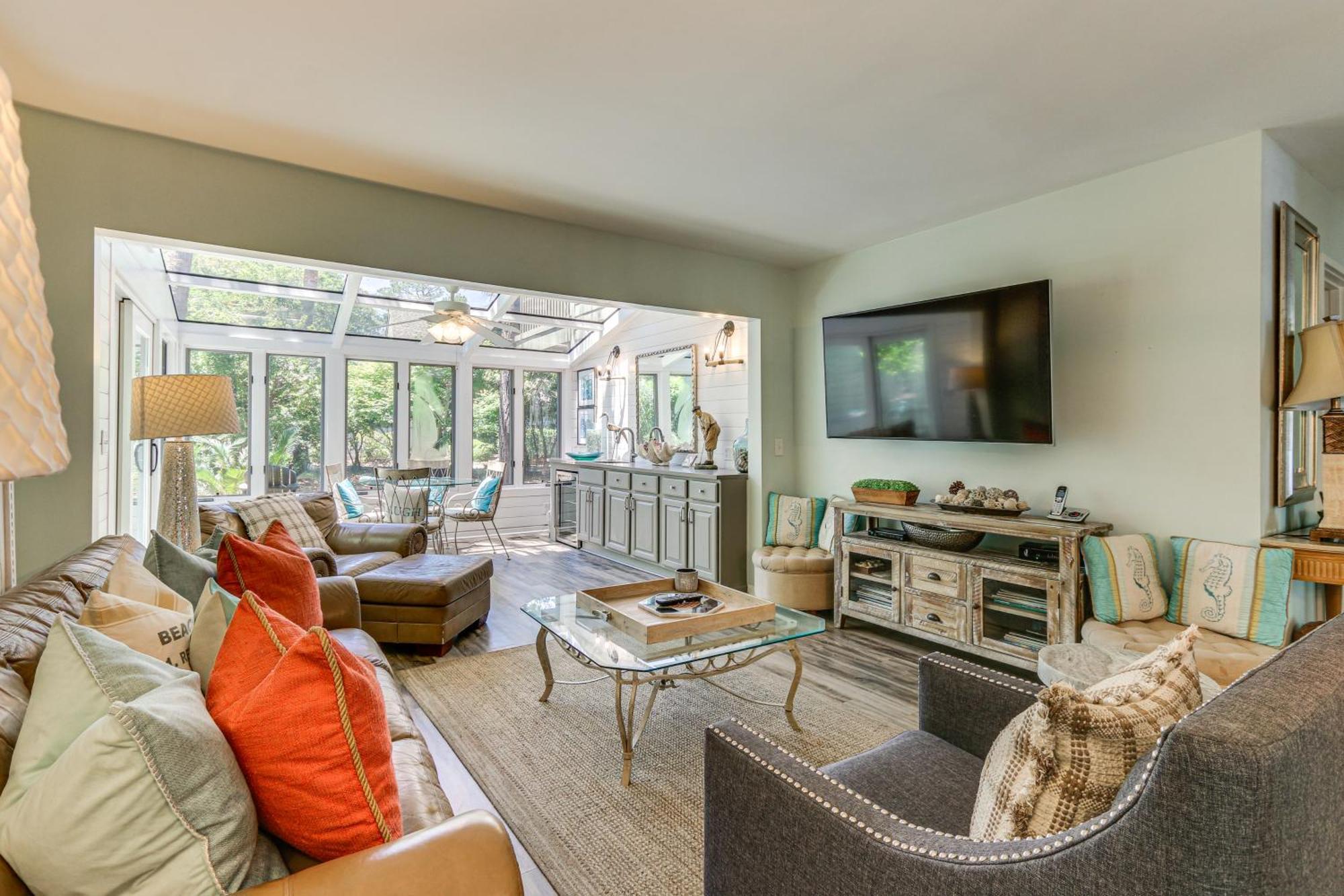 Modern Hilton Head Retreat Walk To Beach And Golf! Hilton Head Island Buitenkant foto